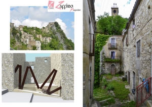 Buonanotte Contemporanea a Montebello Sul Sangro (CH), dai resti e gli spazi abbandonati del borgo.