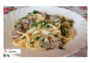 Spaghettoni risottati alle vongole veraci