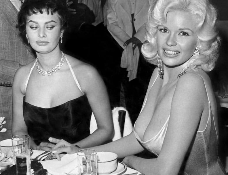 Masfield con Sophia Loren