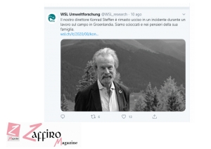 Cambiamenti climatici. Muore lo scienziato Konrad Steffen in un incidente in Groenlandia.