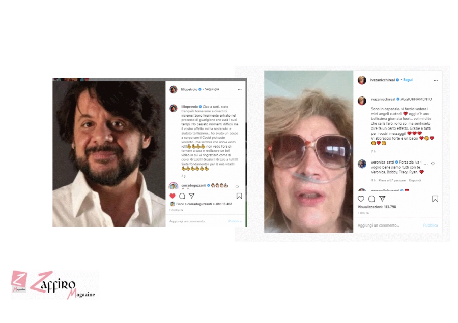 Covid 19. Lillo Petrolo e Iva Zanicchi ancora in ospedale, verso guarigione.