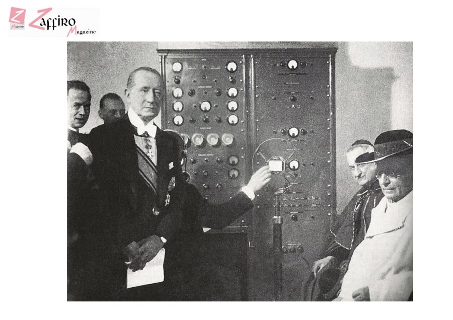 Marconi inaugura la radio in Vaticano