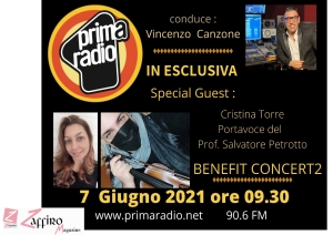 Concerto Benefit di Petrotto su PrimaRadio