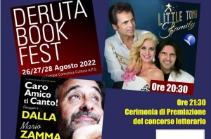 Deruta PG, Book fest quarta edizione, il programma