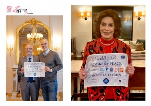 Premio BOOKS for PEACE 2024 a Sophia Loren, consegnato a Edoardo Ponti