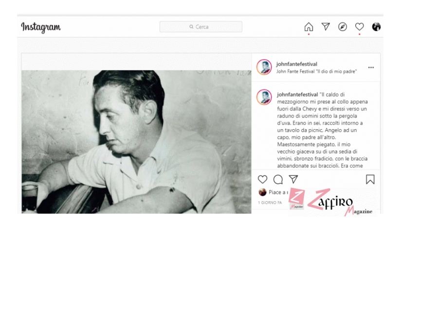 John Fante Festival in Abruzzo  dal 19 al 22 agosto