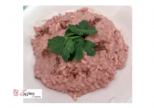 Risotto al vino rosso o Cavour