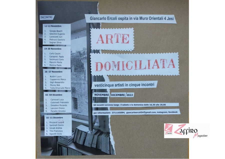 &ldquo;Arte domiciliata&rdquo; a Jesi