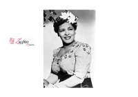 Billie Holiday cantante jazz e blues, fra le più grandi di tutti i tempi.