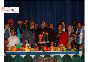 Kwanzaa con il suo fondatore Karenga