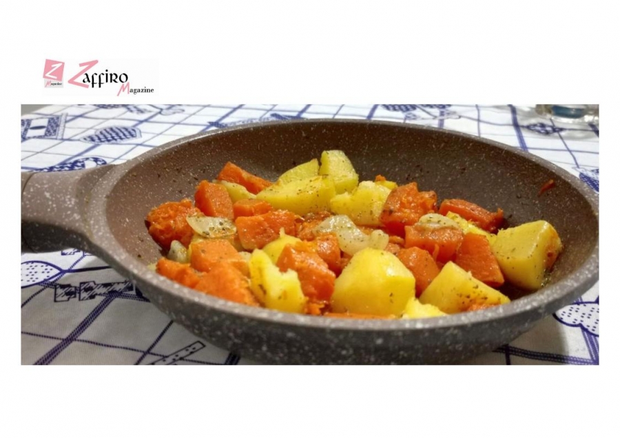 Zucca e patate in padella