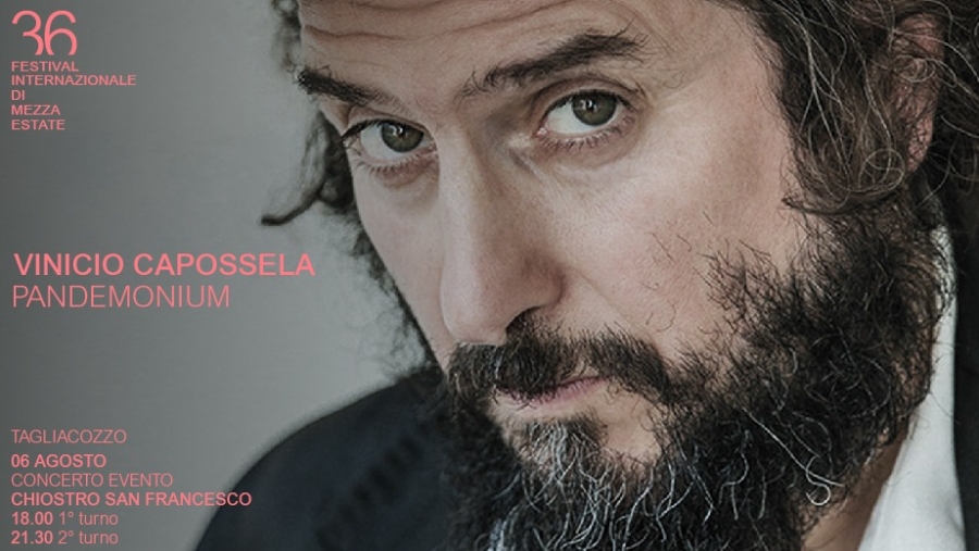 Vinicio Capossela a Tagliacozzo. Narrazione, piano, voce e strumenti pandemoniali