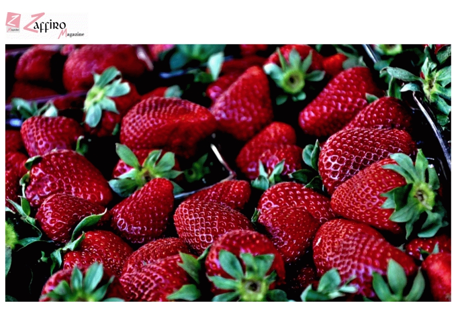 Fragole fanno bene al cuore, alla mente e alla bocca.