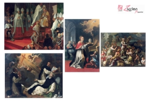 L'Aquila/Basilica di Santa Maria di Collemaggio. Avviato oggi il restauro di un gruppo di dipinti